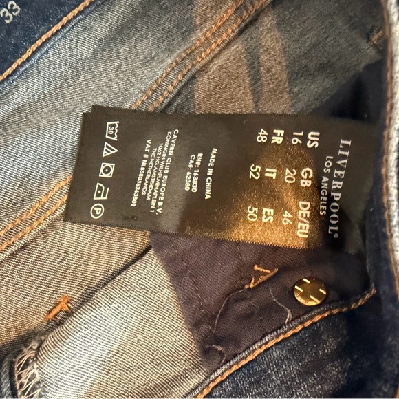 Liverpool Los Angeles The Ankle Skinny Size 16/33 - Picture 4 of 13